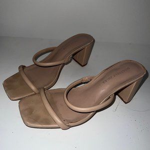 Sincerely Jules Tan Strappy Heels 7.5